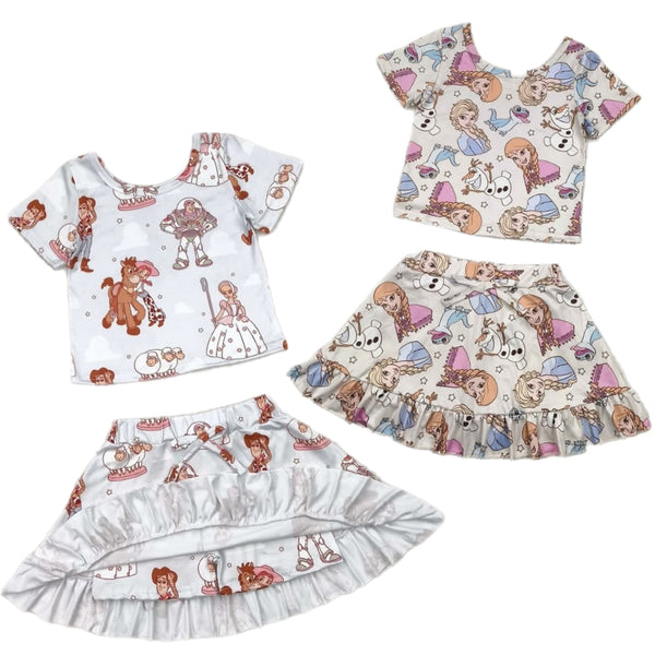 Character Ruffle Skirt Sets