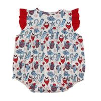 Patriotic Western Romper