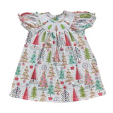 Smocked Christmas Tree Sets