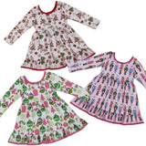 Ruffle Christmas Dresses