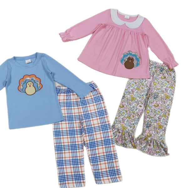 Embroidered Turkey Head Sets