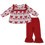 Red Santa Ruffle Sets
