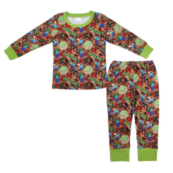 Mine Blocks Pajamas
