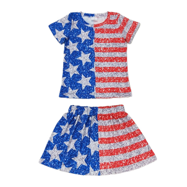 Stars & Stripes Skirt Set
