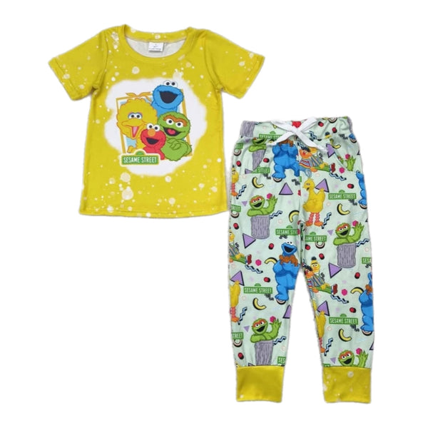 Yellow Friends Pants Set
