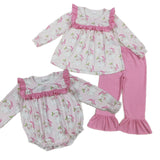 Pink Santa Ruffle Sets