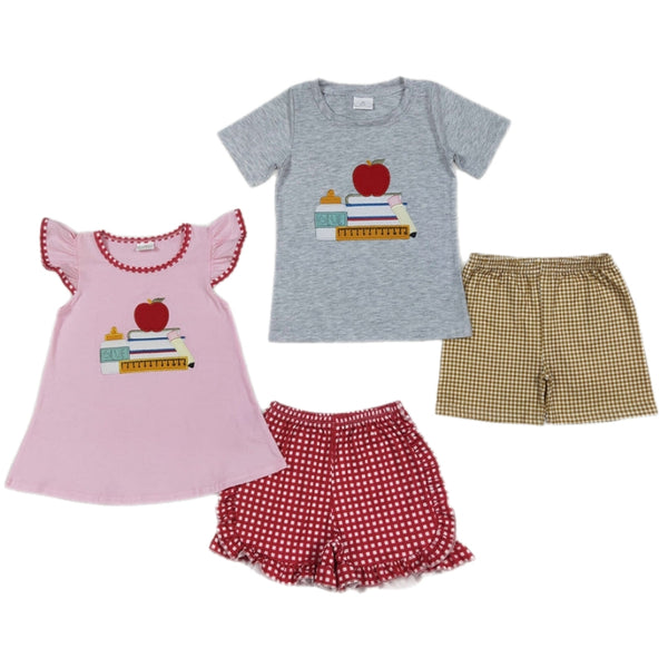 Embroidered School Supplies Sets