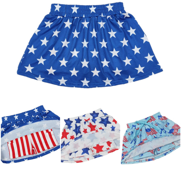 Patriotic Skorts