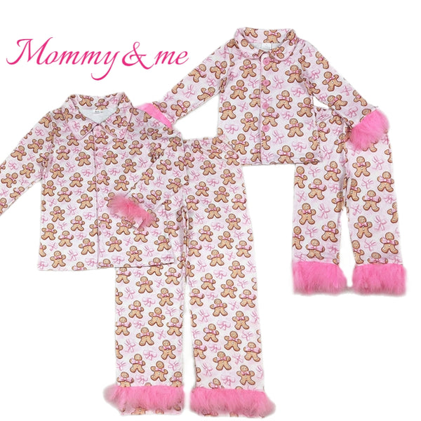 Mommy & Me Gingerbread Pajamas