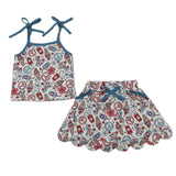 Groovy Patriotic Skirt Set