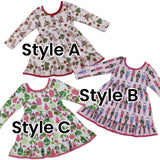 Ruffle Christmas Dresses