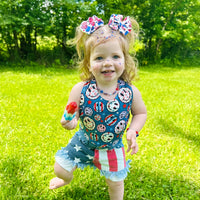 Patriotic Smiley Tops