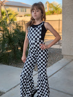 Checkered Overall Jumper