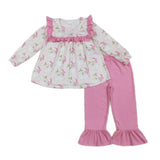Pink Santa Ruffle Sets