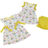 Yellow Ruffle School Sets