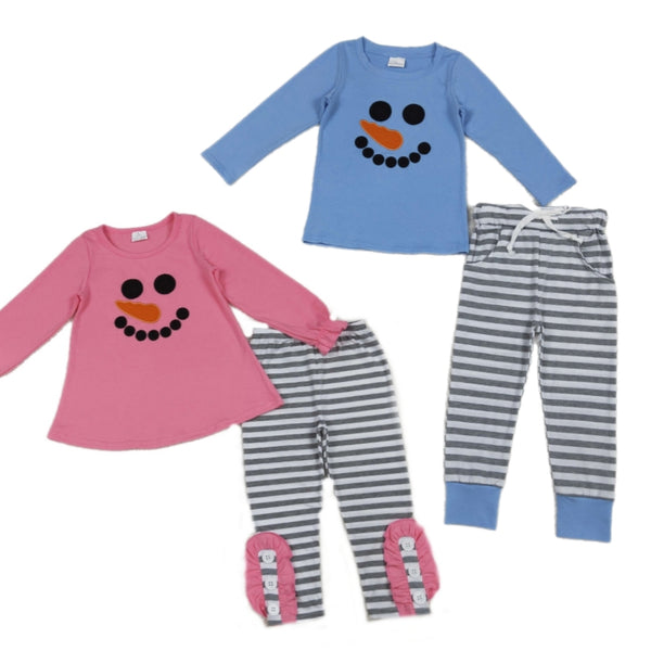 Embroidered Snowman Sets