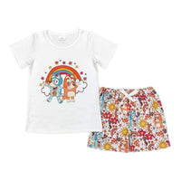 Groovy Dog Shorts Set