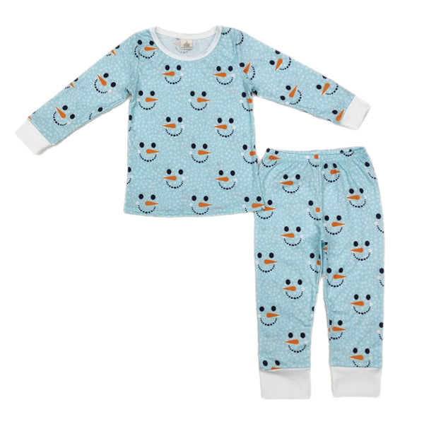 Blue Snowman Pajamas (bamboo blend)
