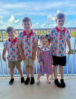 American Flag Polo