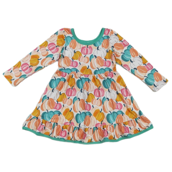 Watercolor Pumpkins Dress