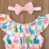 Colorful Bunny Romper