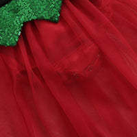 Santa's Helper Tulle Skirted Romper