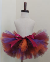 Autumn Tutu With Purple Accents