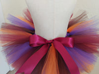 Autumn Tutu With Purple Accents