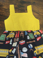 Yellow School Dress