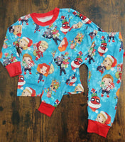 Super Hero Christmas Pajamas