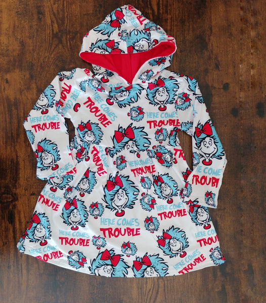 Trouble Hooded Dress