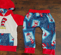 Cat in the Hat Pants Set