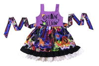 Chillin' Like a Villain Ruffle Dress