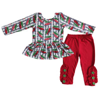 Christmas Peplum Set