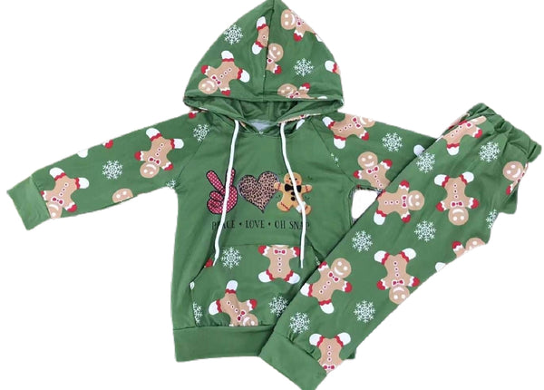 Gingerbread Cookie Hoodie Set