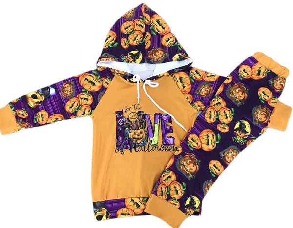 For the Love of Halloween Hoodie Set