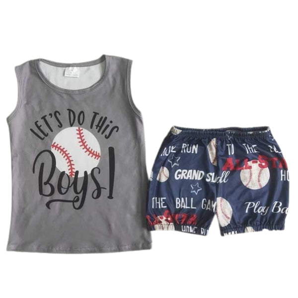 Baseball Shorts Set