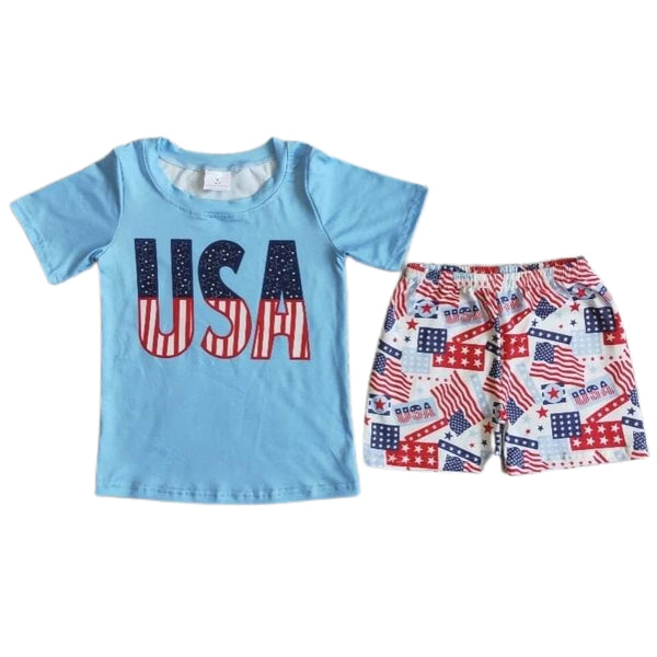 USA-Shorts-Set