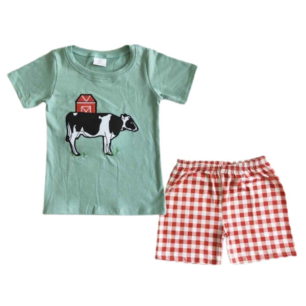 Cow Shorts Set