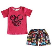 Space Mouse Shorts Set