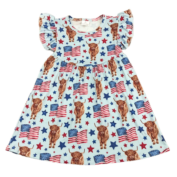 Patriotic Cow Dress