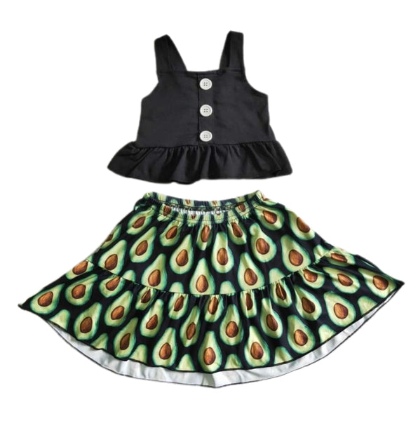 Avocado Skirt Set