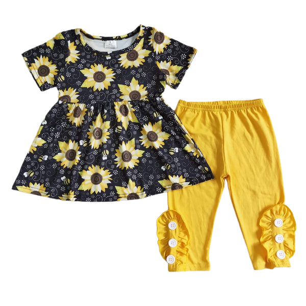 Sonnenblumen-Hosen-Set