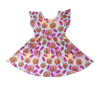 Watercolor Pumpkins Dress