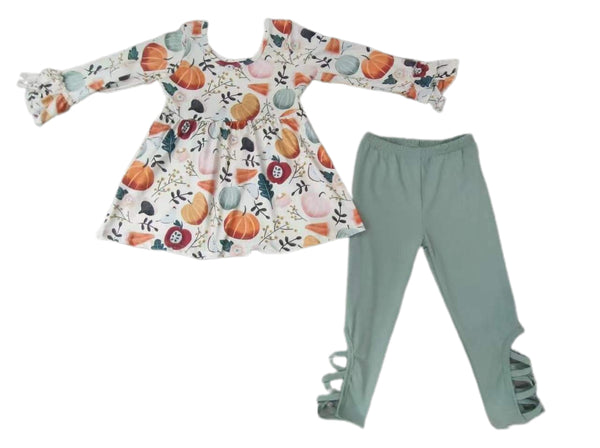 Conjunto de frutas de otoño