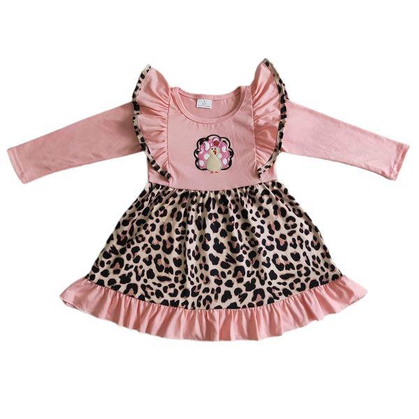 Pink Ruffle Turkey Dress