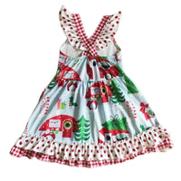 Vestido de tráiler navideño