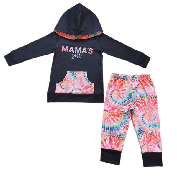 Conjunto de niña de mamá Tie Dye