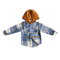 Hooded Flannel Button Ups