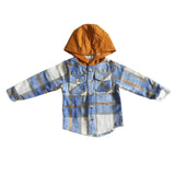 Hooded Flannel Button Ups